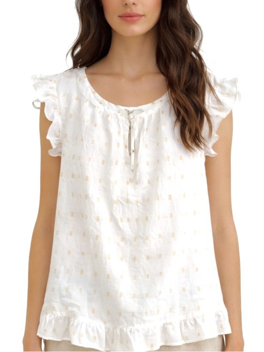 NWT Joie Charming Ruffled Blouse